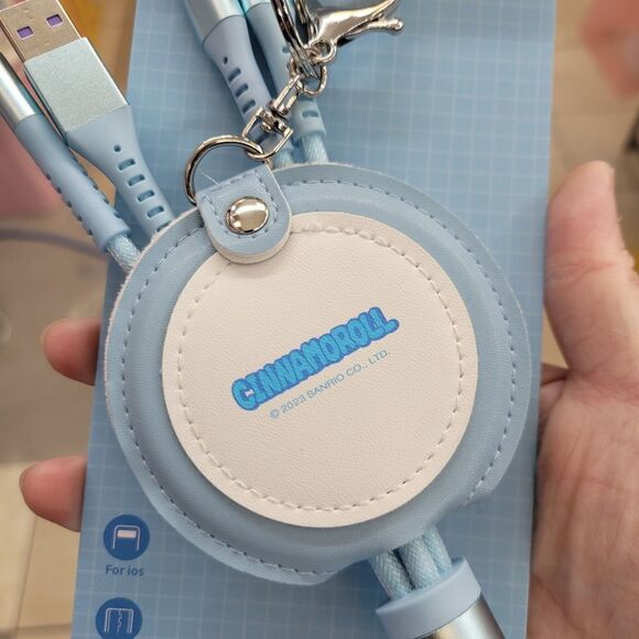 Brand New Sanrio Cinnamonroll 3 in 1 Charging Cable With Mirror - Picture 8 of 12